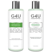 G4U Hair Shampoo and Conditioner Set for Women and Men. Sulfate Free for All Hair Types, Dry, Damaged, Curly and Color Treated. Natural Plant Based. Ideal for Home, Spas, Salons. 12 Fl. Oz. each
