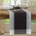 thumbnail image 3 of Saro Lifestyle Stripe Border Table Runner, 3 of 5