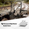 thumbnail image 3 of KUIFORTI White Horse UTV Seat Covers Seats Cover with Headrest Covers Comfortable Waterproof Rhino UTV Accessories Compatible with Yamaha Rhino 700 660 450 2004-2021, 3 of 7