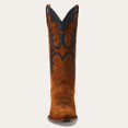 thumbnail image 3 of Women's Stetson Cheyenne Suede Leather Boots Snip Toe Handcrafted Brown, 3 of 7