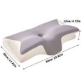 thumbnail image 3 of Butterfly-Shaped Memory Foam Neck Pillow, Contoured Support Cushion for Side Sleeping and Rest, 3 of 5