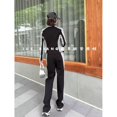 thumbnail image 3 of Otoño nueva ropa deportiva moda casual rayón capa de aire traje de dos piezas estilo occidental moda pequeña, 3 of 5