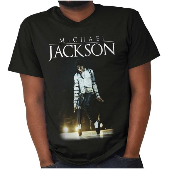 Michael Jackson Bad Tour Toe Stand Men's Graphic T Shirt Tees Brisco Brands S