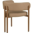 thumbnail image 5 of Meridian Furniture Gideon Tan Vegan Leather Dining Chair (Set of 2), 5 of 8