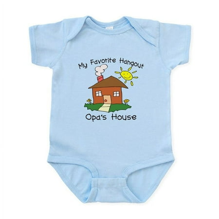 

CafePress - Favorite Hangout Opa s House Infant Bodysuit - Baby Light Bodysuit Size Newborn - 24 Months