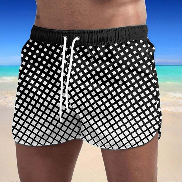 Pantalones cortos informales Hawaianos para hombre, Bañador con estampado degradado, pantalones de surf, ropa deportiva para playa, verano, 2023 Fivean unisex
