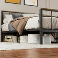 thumbnail image 6 of Bed Frames Metal Platform Bed frame with Headboard and Footboard,Sturdy Metal Frame,No Box Spring Needed(Queen),Adjustable Bed Base, 6 of 11