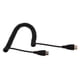thumbnail image 4 of Enchufe A Enchufe Cable De Elástico Para Cámara Réflex Negra, 4 of 7