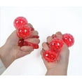 thumbnail image 3 of LLC Set de 5 Boules de Stress à la Fraise Remplies de Perles - Rouge, 3 of 5