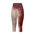 thumbnail image 3 of WILLBEST Pantalones de Yoga Con Estampado de Manchas de Sangre de Halloween Para Mujer, Mallas Ajustadas de Cintura Alta Para Entrenamiento, Fitness, Running, Ropa Informal Extra Grande, 3 of 3