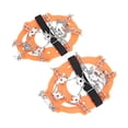 thumbnail image 3 of Clavos para zapatos en condiciones de nieve y hielo, agarres para actividades al aire libre Naranja, 3 of 9