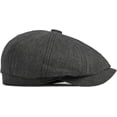 thumbnail image 4 of CoCopeaunts Octagonal Newsboy Cap Cotton Beret Hats for Men Spring Summer Retro Flat Ivy Hat Casual Newsboy Hats for Women, 4 of 7