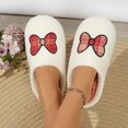 thumbnail image 5 of Wensltd Women's House Cotton Slippers Warm Fuzzy Memory Foam Winter Slippers Indoor Outdoor, 5 of 7