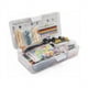 thumbnail image 1 of Wartleves Kit de inicio de componentes electrónicos, placa de pruebas, LED, zumbadores, transistores, 1 of 7