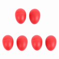 thumbnail image 1 of 3 Paires d'Œufs Musicaux en Plastique Maracas Shakers Rouges, 1 of 7