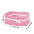 thumbnail image 3 of Storage Basket, Woven Fabric Storage Bin with Handles, Lightweight Collapsible Basket for Home Organization, Bedroom, Living Room, Closet, 3 of 6