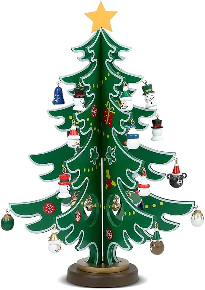 Wooden Tabletop Christmas Tree, Mini Christmas Tree, DIY Christmas Tree