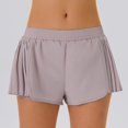 thumbnail image 2 of Shadoumai Womens Athletic Flowy Shorts with Compression Liner & Pockets Summer Casual Gym Exercise Running Shorts for Women, 2 of 6