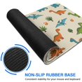 thumbnail image 6 of Long Mouse Pads for Desk,Colorful Dinosaur and Leaf Pattern Desk Mats on Top Of Desks, Desk Mouse Pad Extra Large with 3mm Non-Slip Base and Stitched Edge for Gaming,Office,Work,Home 47.3"x23.6", 6 of 6
