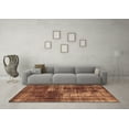 thumbnail image 3 of Ahgly Company Indoor Square Abstract Brown Modern Area Rugs, 8' Square, 3 of 4