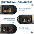 thumbnail image 2 of 47" Dog Furniture Crate, Large Furniture Style Dog Crate  for Large/Medium/Small Dogs, 2 of 18
