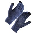 thumbnail image 1 of Naiovety 1 par de guantes cálidos de invierno para pantalla táctil, para exteriores, senderismo, ciclismo, camping, guantes de punto de algodón, Deportes de nieve zafiro 23x11cm Naiovety OD000116-02B, 1 of 6