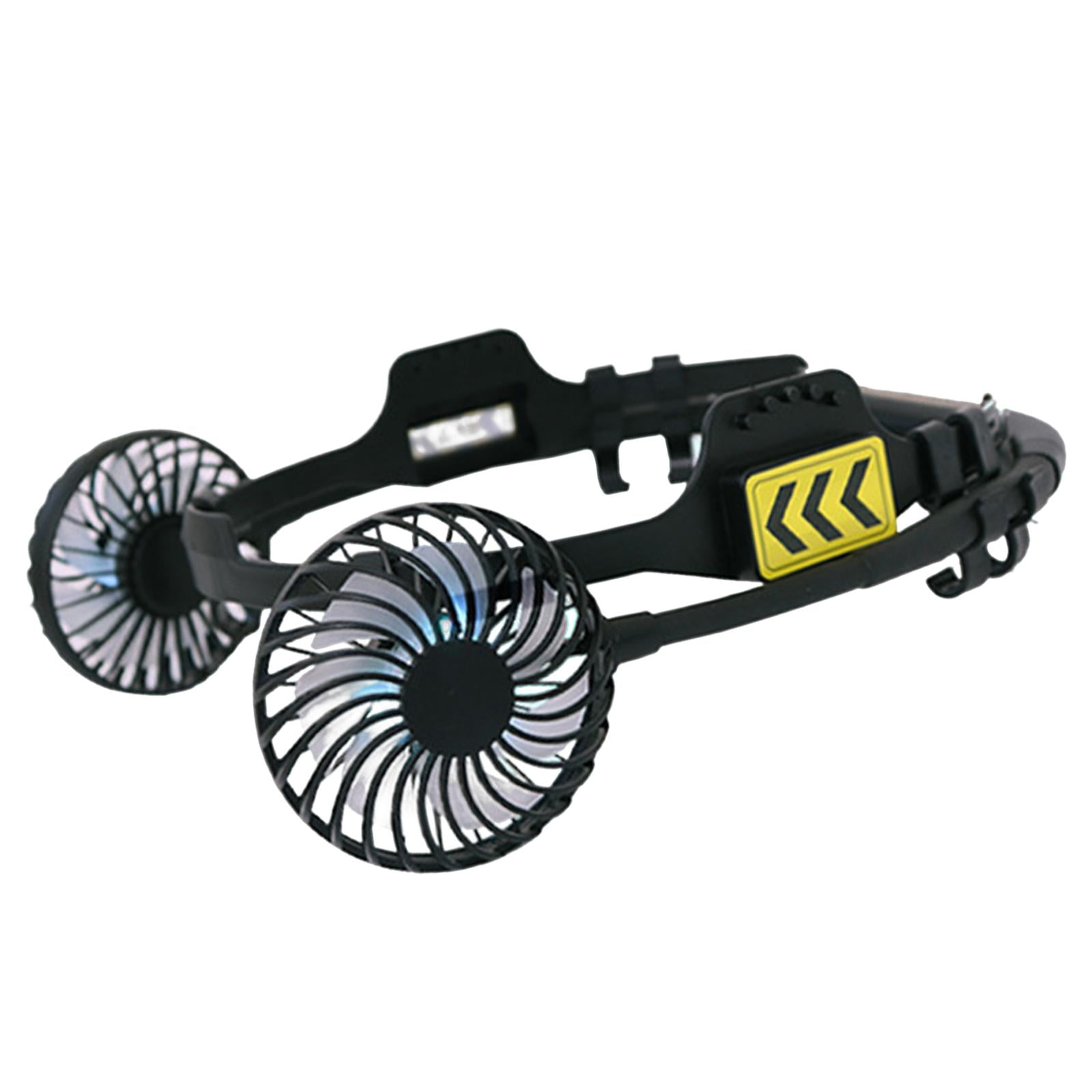 Hard Hat Fan,Hard Hat Fan with Night Light Portable Safety Fan,Portable Fan for Helmets Safety Helmets Fan,Universal Adapter Cooling Hard Hat Fan Summer,Multipurpose Cooling Helmets External