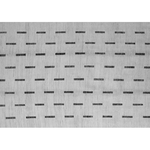 Ahgly Company Indoor Rectangle Solid Gray Modern Area Rugs, 7' x 9'