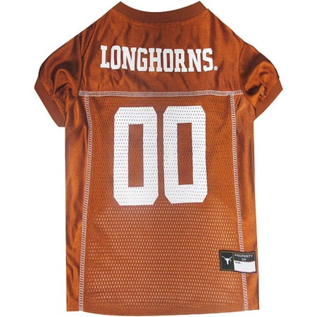 Texas Longhorns Dog Jersey - Pets First College Texas Longhorns Collegiate Dog Jersey, Available in Various Sizes