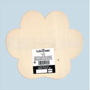 Hello Hobby Surfaces 7 in Unfinished Wood Paw Shape