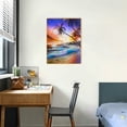 thumbnail image 4 of Cuadros Decorativos Kit de pintura de diamantes 5D olas playa taladro redondo completo manualidades DIY imagen de mosaico JShteea Nuevos Originales, 4 of 9