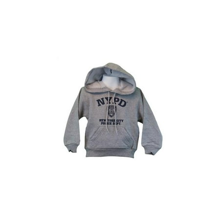 Large Kids Hoodie Navy Print Sweatshirt Gray