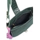 thumbnail image 3 of Bolsa Crossbody Eva AngeLozano Color Verde de Piel Vacuna Gamuza con Pulsera Tejida, 3 of 4