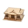 thumbnail image 4 of Colección de rompecabezas de casas de madera en 3D: escena de arquitectura de edificios y modelos de madera. Nivel 1, 4 of 9
