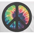 thumbnail image 4 of Old Glory Mens Tie Dye Peace Sign Distressed Halftone Short Sleeve Graphic T Shirt, 4 of 6