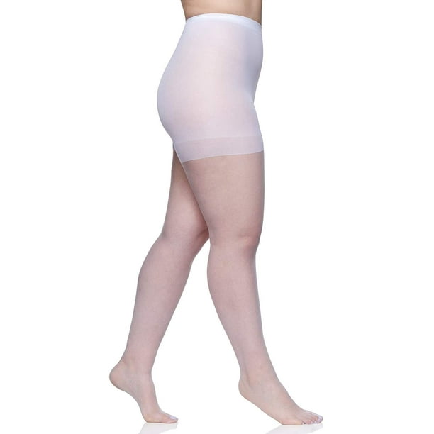 Berkshire Womens Plus-Size Queen Ultra Sheer Control Top Pantyhose