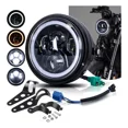 thumbnail image 1 of 7 Pulgadas Faro Para Moto Universal + Carcasa Y Soporte, 1 of 8