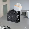 thumbnail image 4 of Xuniizn Napkin Holder for Table, Desk Organizer, Standing Napkin Dispenser Outdoor Farmhouse Black Cocktail Napkin Holders for Kitchen Coffee Shop Dining Room (4.7x1.7x3.9"), 4 of 6