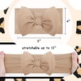 thumbnail image 4 of Cinta para el cabello Lanmerry 3 piezas moños para bebé niña 15 cm estampado de leopardo, 4 of 8