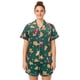 thumbnail image 1 of HITIME Pijama Navideña para Mujer de Seda de Leche Talla S, Conjunto de Short y Playera, Tela Ultra Suave y Transpirable, Comodidad de Lujo para Dormir o Lounge, 1 of 8