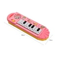 thumbnail image 3 of 8-Key Plastic Mini Electronic Piano Toy for Kids - Educational Musical Instrument with Optional Yellow/Red Color, Requires 2 AA Batteries (Not Included), Lightweight 47g, Compact 18.5x5.5x2cm Size, 3 of 7