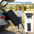 thumbnail image 4 of ABORON Oversized 3 Person Camping Chair with UPF 50+ Canopy, Portable Folding Canopy Camping Chair with Cup Holders & Side Pockets, Triple Seat Camping Chair for Outdoor Beach Lawn Picnic, 4 of 9