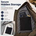 thumbnail image 5 of KYJiuLiu 2-Pack Sew-in Side Pocket with Zipper for Coats, Jackets & Sweatshirts, Hidden Travel Security Wallet Pocket (Black), 5 of 7