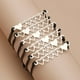 thumbnail image 2 of Pulsera ajustable de acero inoxidable de seis corazones, moderna y minimalista, joyería personalizada creativa retro para mujer, 2 of 6