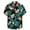 Black, variant on Aloohaidyvio George Hawaiian Shirts for Men,Men's Hawaiian Floral Shirts Cotton Linen Button Down Tropical Holiday Beach Shirts