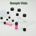 thumbnail image 6 of Uxcell 12Pcs Glass Sample Vials, 30ml Clear Liquid Sample Vials Leak-Proof Storage Glass Bottles with Screw Caps Labels Droppers, Great for Lab, Essential Oil, Reagent (Clear), 6 of 6