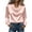 Pink, variant on Womens Long Sleeve Blouses Silky Satin Fashion Pile Collar Loose Fit Ladies Business Casual Shirts Pink Size 3XL