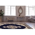 thumbnail image 2 of Ladole Rugs Distressed Traditional Flatweave Persian Indoor Area Rug - Premium Soft 7x10 Carpet for Living Room, Bedroom, Kitchen, Patio, and Office - Beige and Blue, 8x10 (7'10"x10'5", 240cm x 320cm), 2 of 5