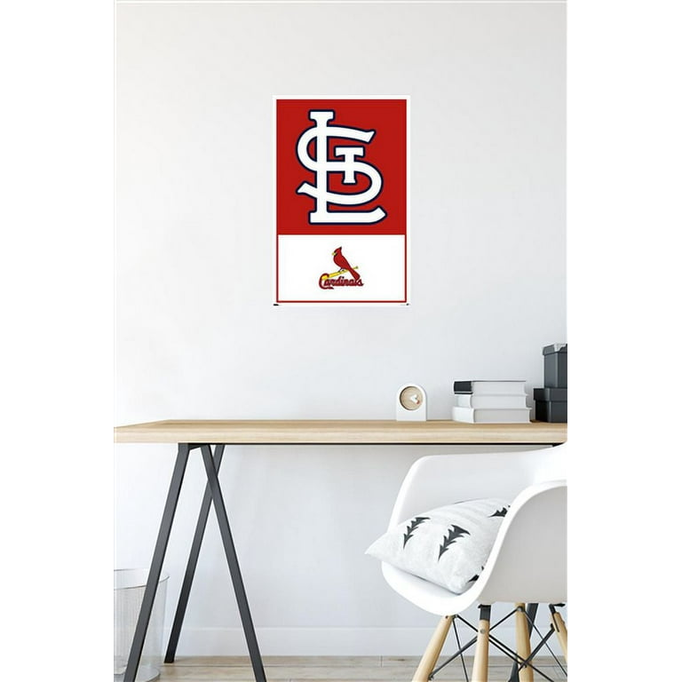 st louis cardinals drip poster