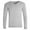 Gray 2, variant on Tauxra Men's Solid Color V-Neck Long Sleeve Knit Sweater,Warm Base Shirt